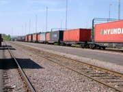 TCR（中国鉄道）を使用した特殊貨物輸送